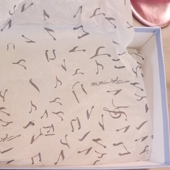 NWT MimiSol Girls 37 (7) Leather Jewel Sandals - Picture 15 of 15